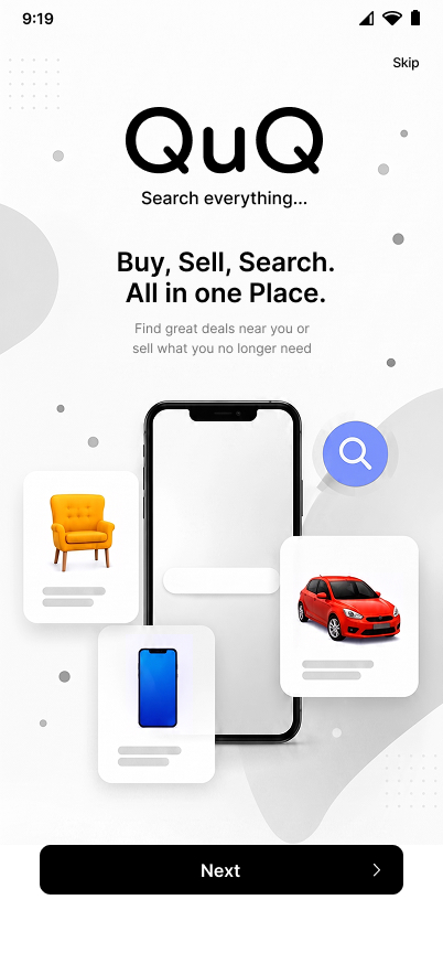 QuQ App Onboarding